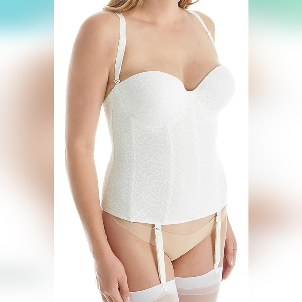 Carnival Women's Plus Size Full Figure Seamless Molded Corset Bra 38B New Tags!